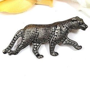 Two Sisters Medici Lauren and Leah Leopard Brooch Handcrafted Classic Craftsman